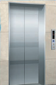 MS Powder Coated Center Opening Auto Door